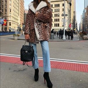 Faux fur Kooples leopard jacket